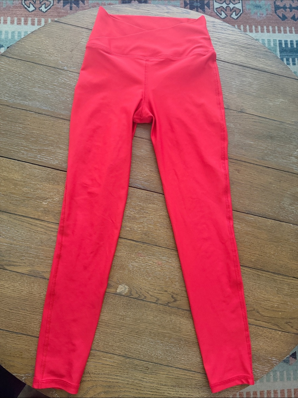 Tiger, Friday adult, small, dancewear, cherry red leggings